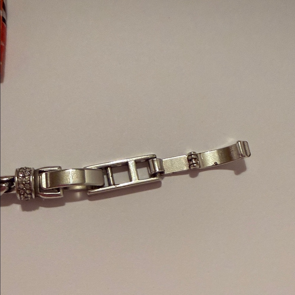 Brighton Silver Heart Charm Bracelet with Floral Drawstring Pouch - Multicolor - Picture 8 of 12
